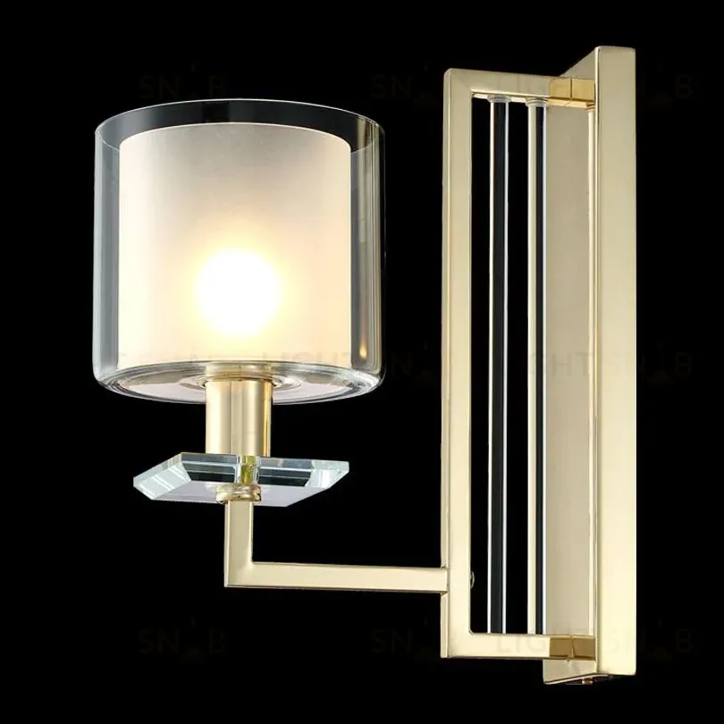 Бра Crystal Lux Nicolas AP1 Gold/White Nicolas AP1 Gold/White