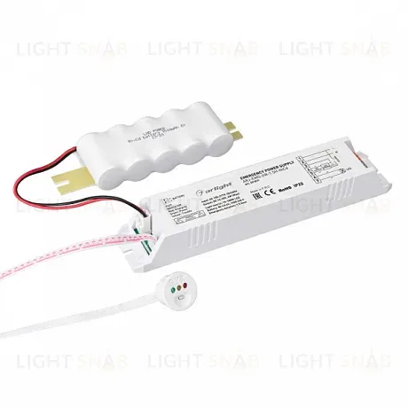 Блок аварийного питания Arlight ARJ-EMG-6W-1.5H-NiCd 10-90V 6W IP20 0,04-0,175A 031831 031831