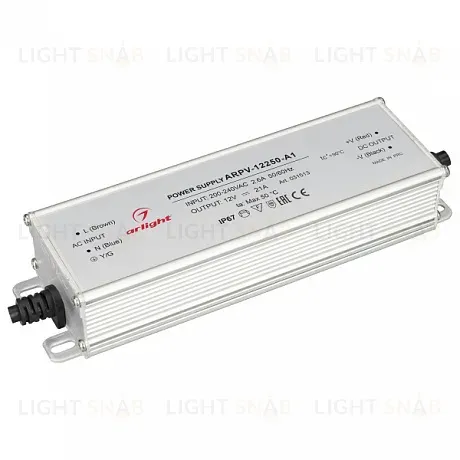 Блок питания Arlight ARPV-12250-A1 12V 252W IP67 21A 031513 031513