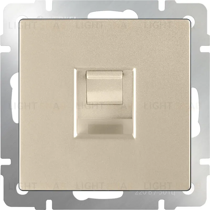 Розетка Werkel Ethernet RJ-45 шампань W1181011 4690389157479 4690389157479