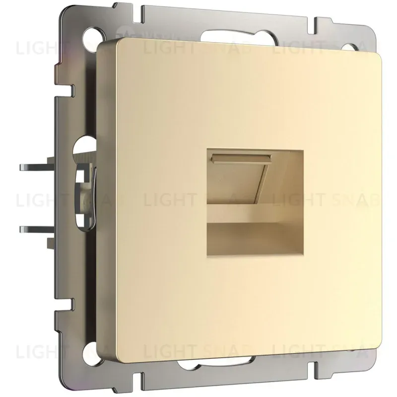 Розетка Werkel Ethernet RJ-45 шампань W1181011 4690389157479 4690389157479