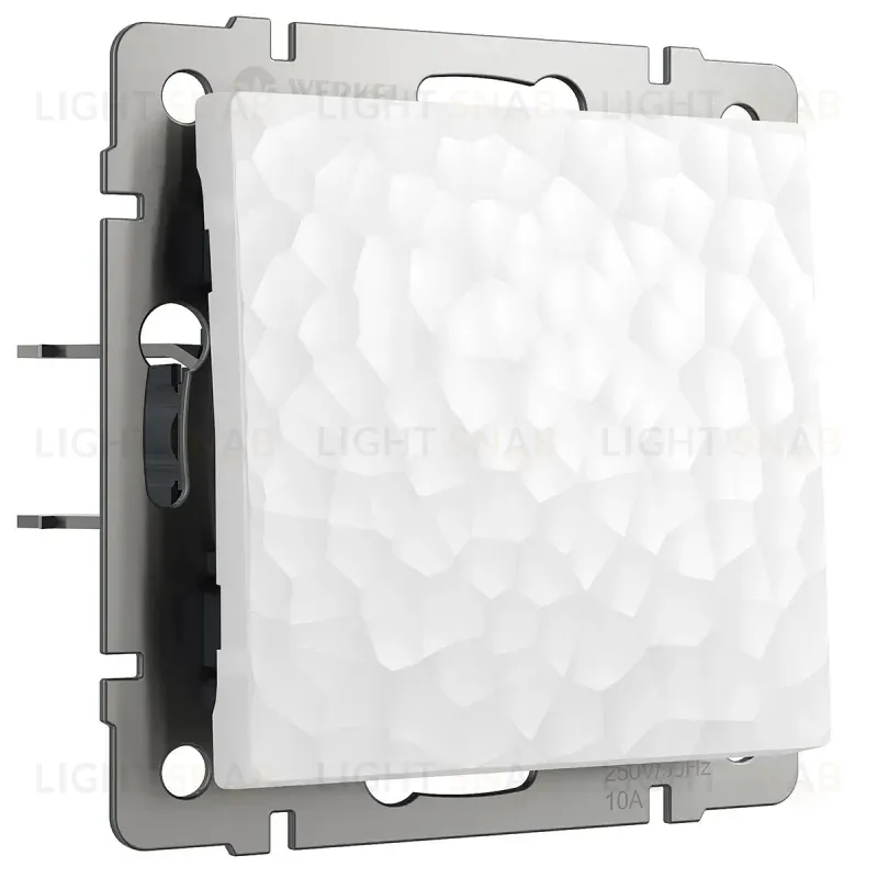 Выключатель Werkel Hammer одноклавишный проходной белый W1212001 4690389162039 4690389162039