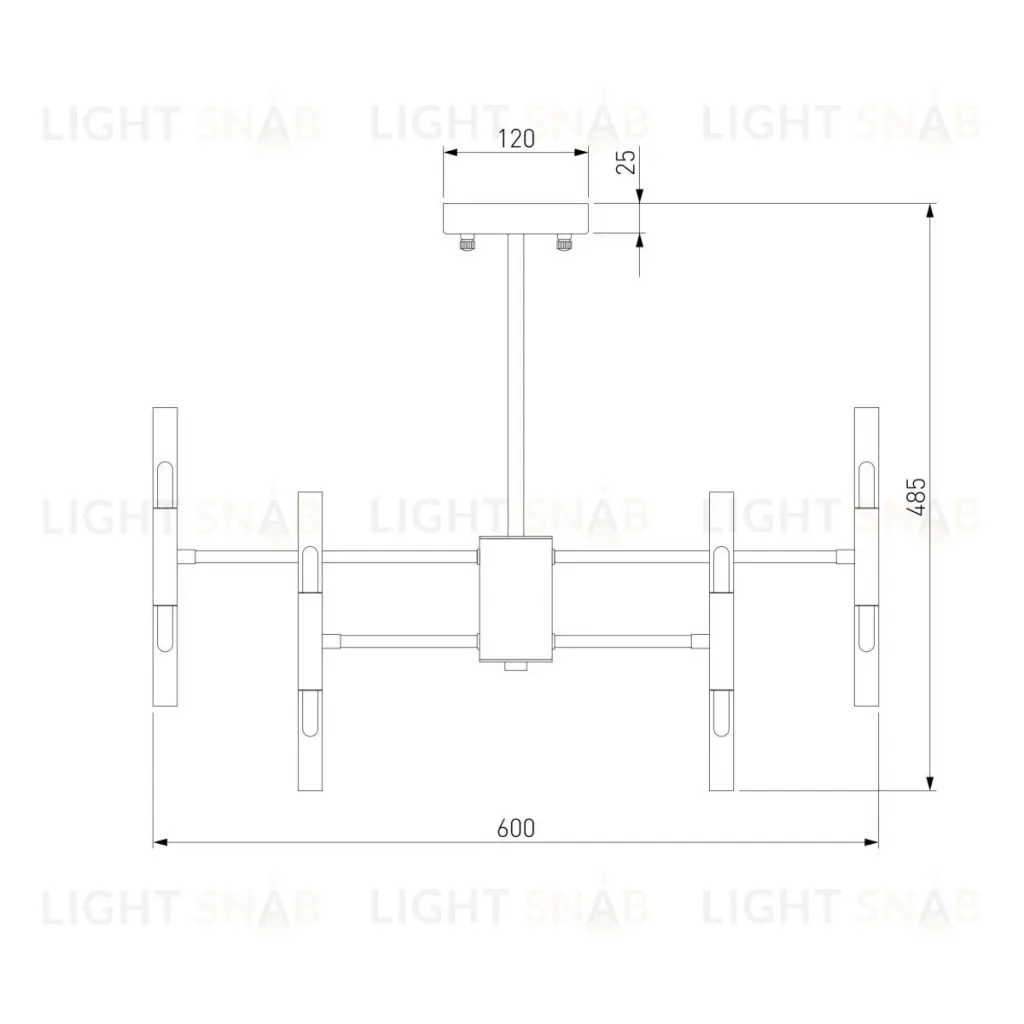 Потолочная люстра Bogates Bastone 345 Smart (549) 345 Smart (549)