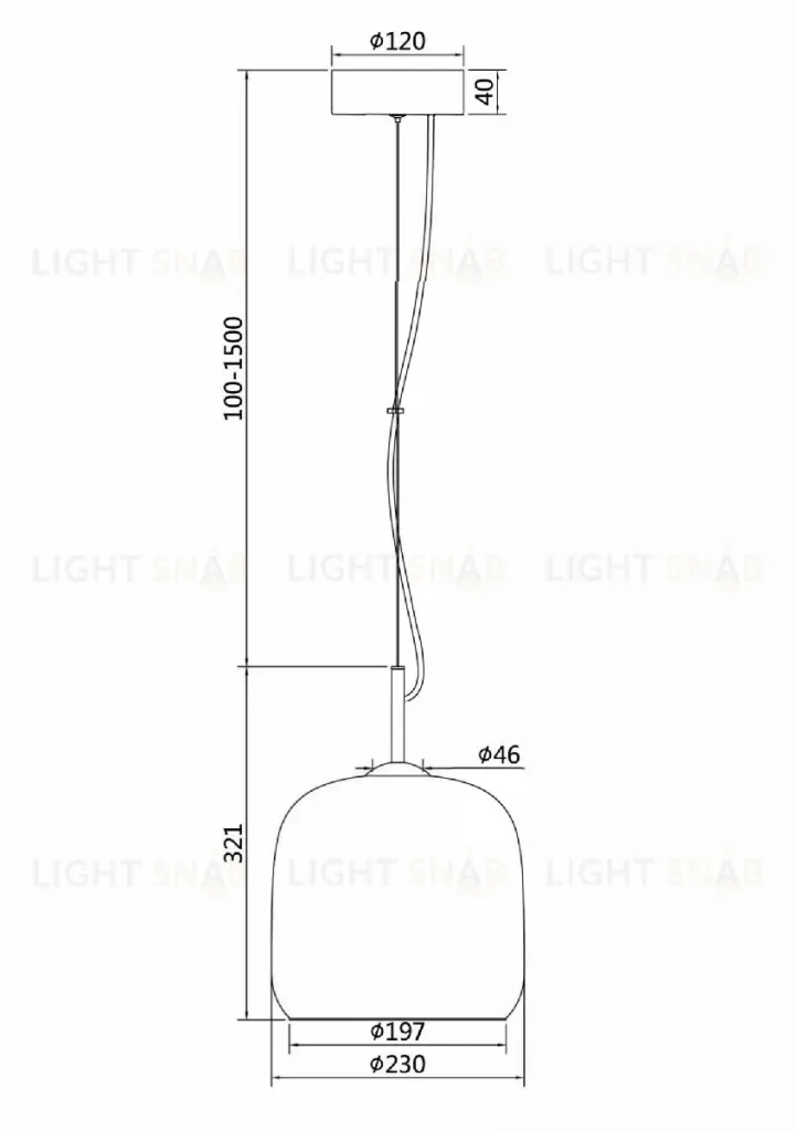 Подвесной светильник Maytoni Madmen MOD128PL-L6SG MOD128PL-L6SG
