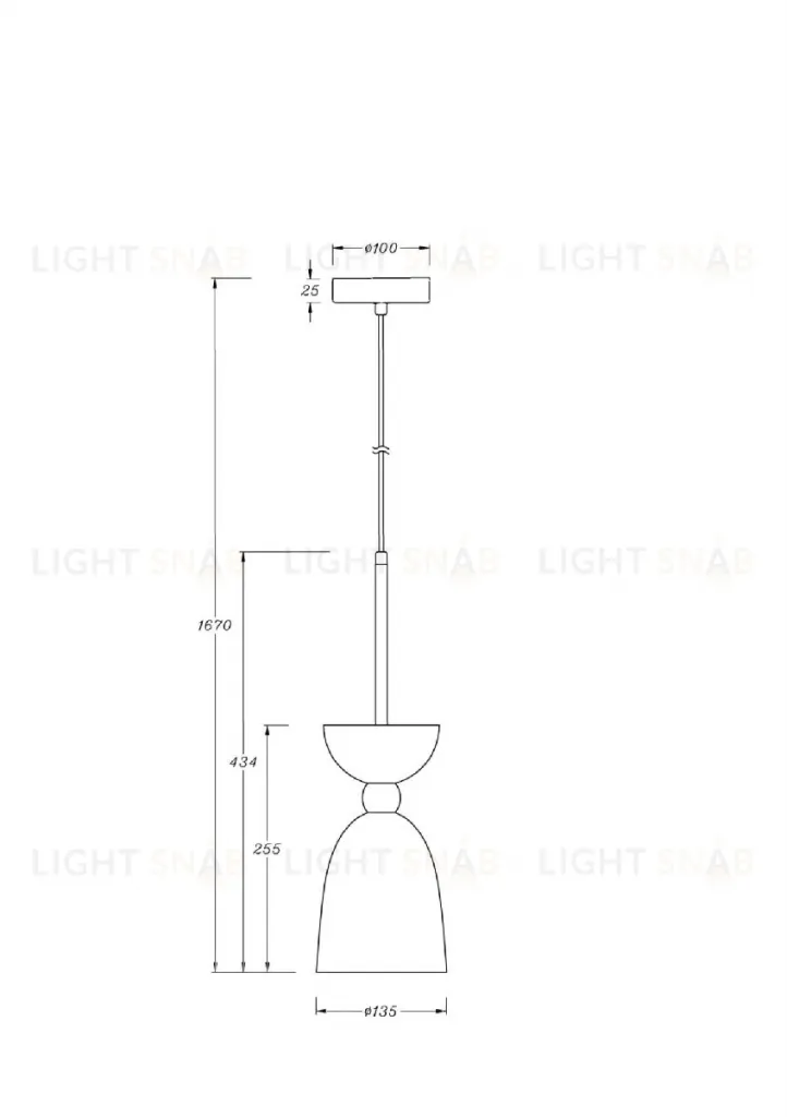 Подвесной светильник Maytoni Cloches MOD113PL-01W MOD113PL-01W
