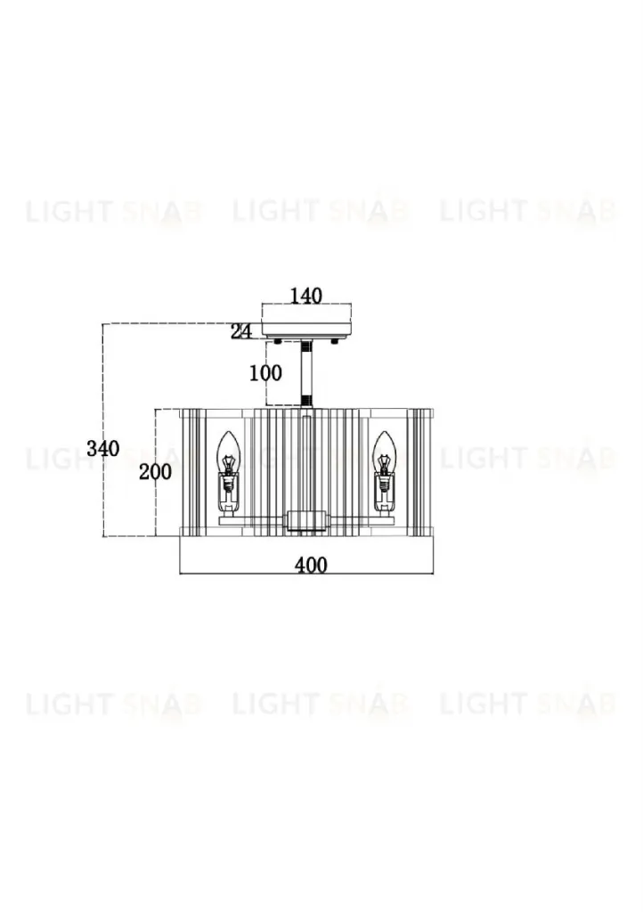Потолочная люстра Maytoni Solar MOD087CL-04G MOD087CL-04G