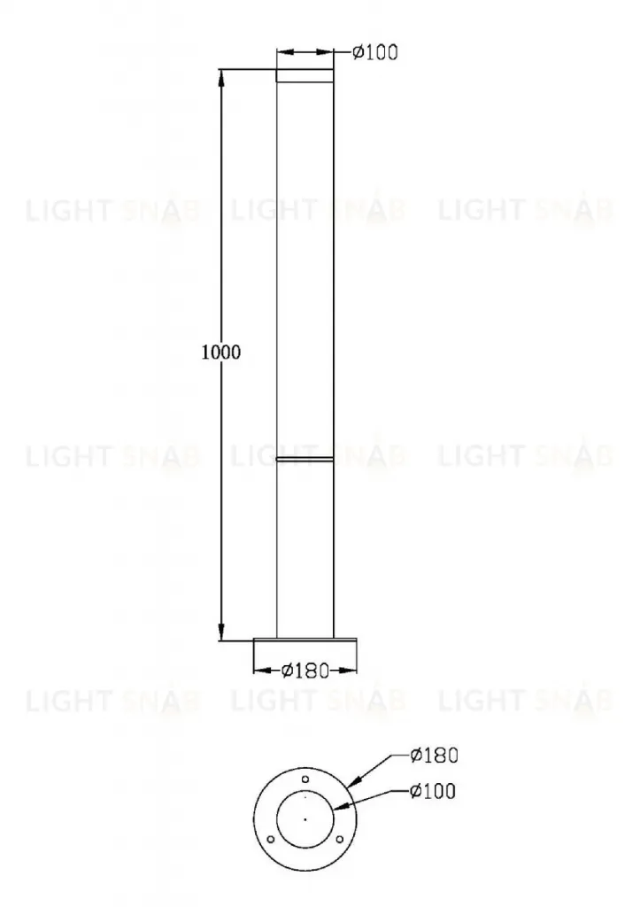 Ландшафтный светильник Maytoni Ginza O041FL-L30B3K O041FL-L30B3K
