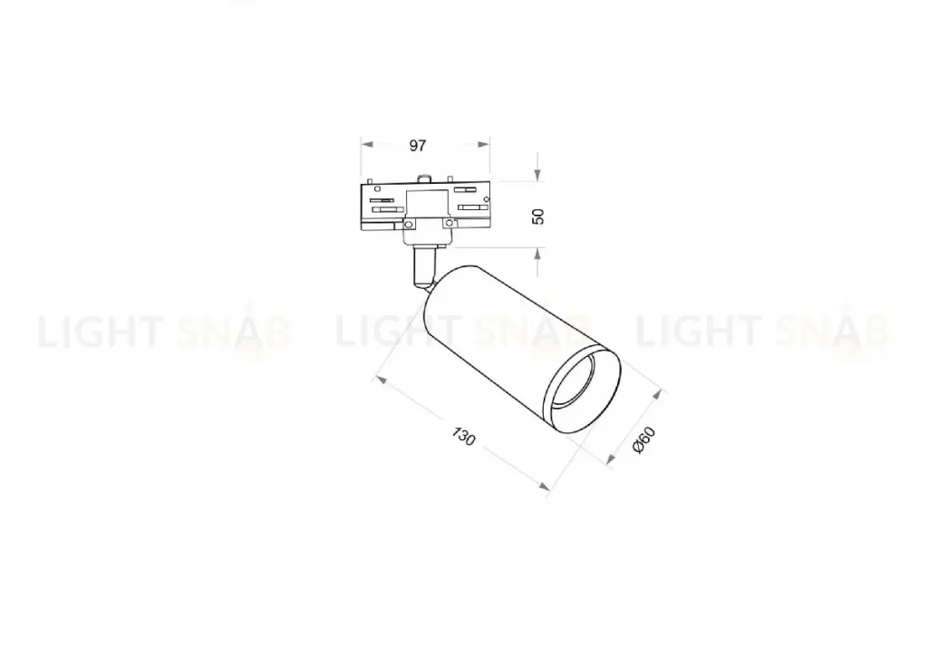 Трековый светильник Maytoni Technical Focus TR028-3-GU10-W TR028-3-GU10-W
