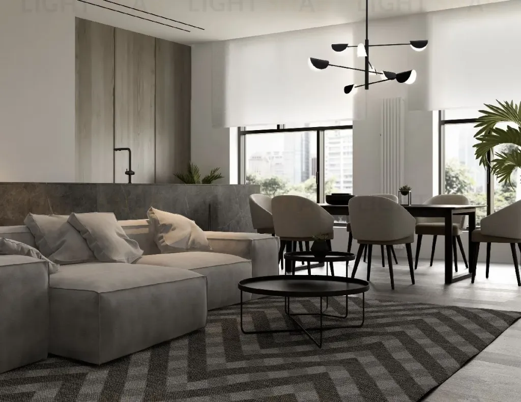 Подвесная люстра Maytoni Technical Mollis MOD126PL-08B MOD126PL-08B