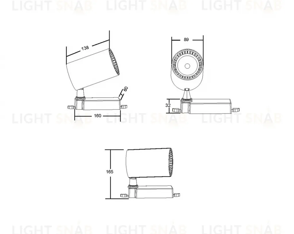 Трековый светильник Maytoni Technical Vuoro TR029-3-30W4K-W TR029-3-30W4K-W