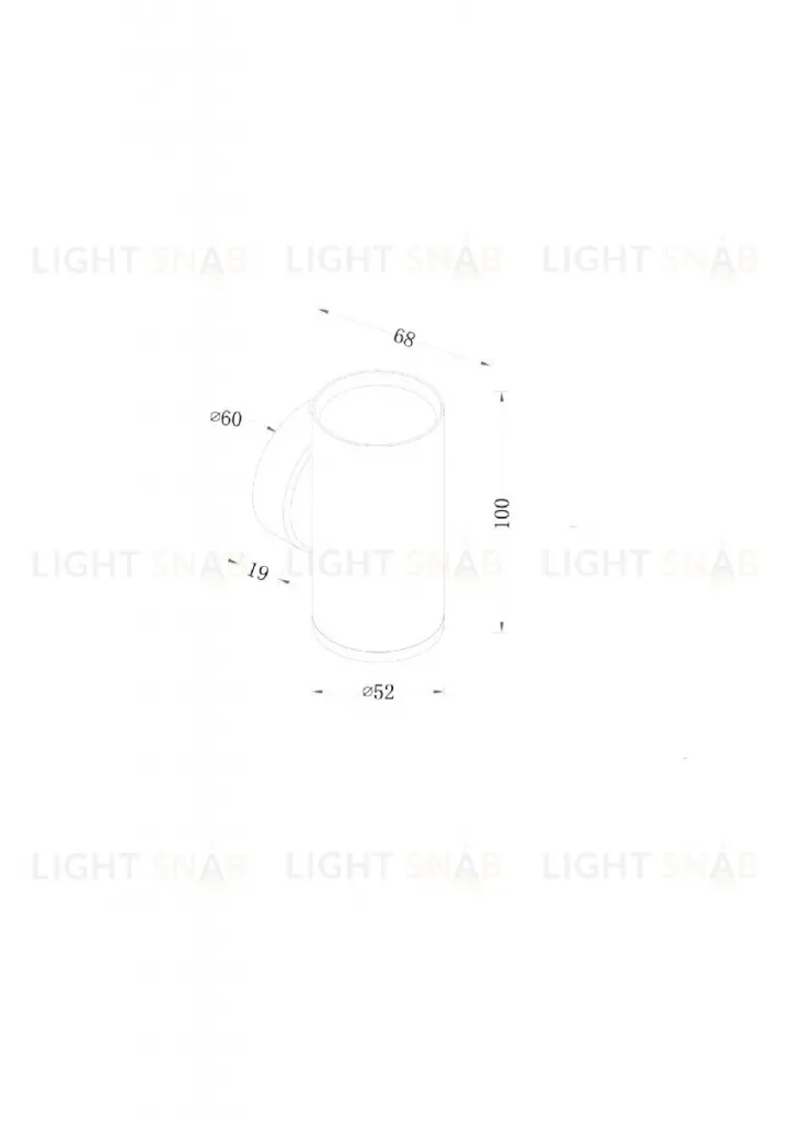 Бра Maytoni Technical FOCUS S C068WL-01W C068WL-01W