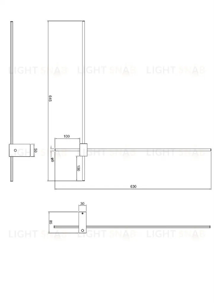 Бра Maytoni Technical Pars C070WL-L12GB3K C070WL-L12GB3K