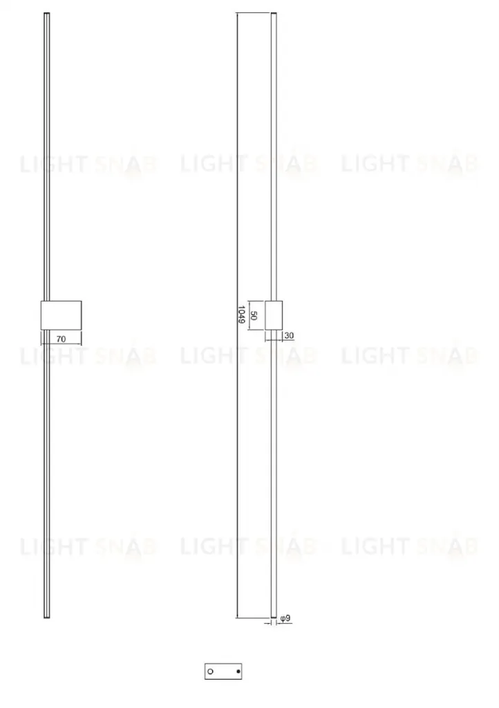 Бра Maytoni Technical Pars C071WL-L12GB3K C071WL-L12GB3K