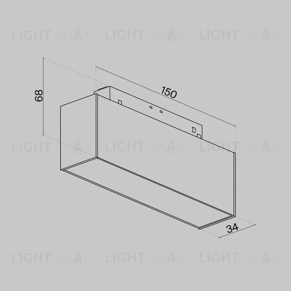 Трековый светильник Maytoni Technical BASIS TR012-2-7W3K-W TR012-2-7W3K-W