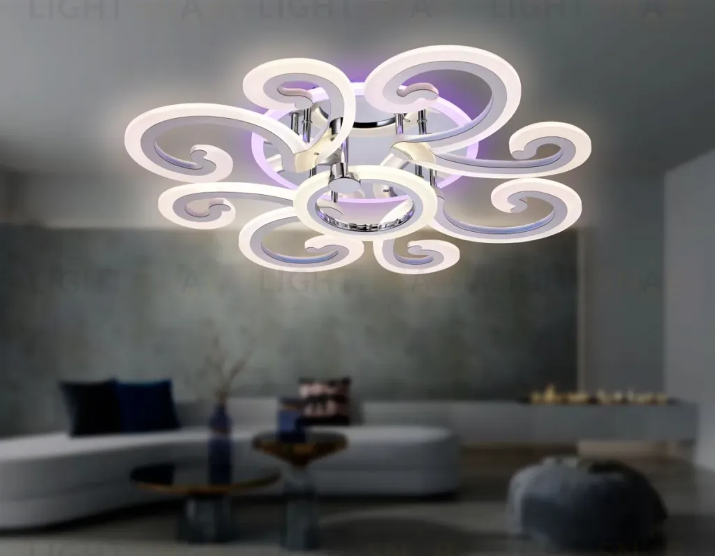 Потолочная люстра с пультом Ambrella Light Acrylica Original FA5146 FA5146