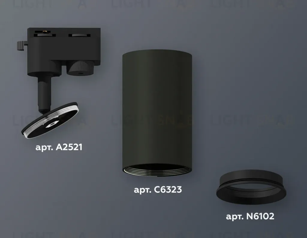 Трековый однофазный светильник Ambrella Light Track System XT6323002 (A2521, C6323, N6102) XT6323002