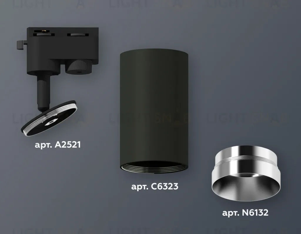 Трековый однофазный светильник Ambrella Light Track System XT6323062 (A2521, C6323, N6132) XT6323062