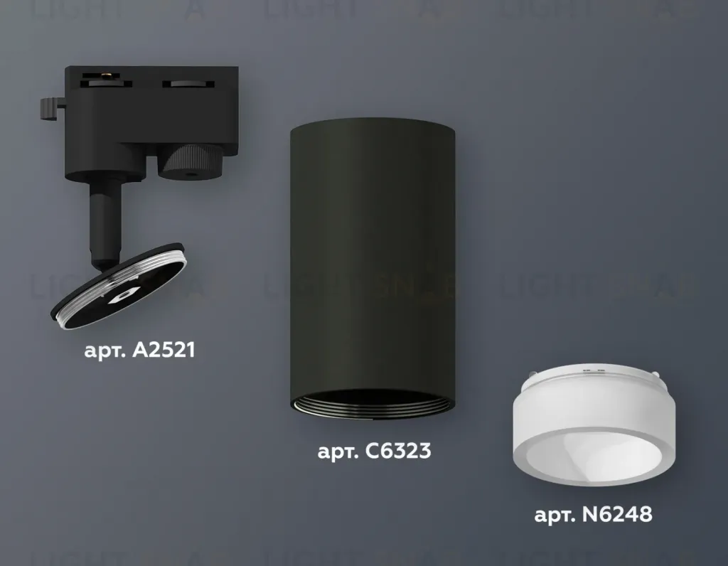 Трековый однофазный светильник Ambrella Light Track System XT6323160 (A2521, C6323, N6248) XT6323160