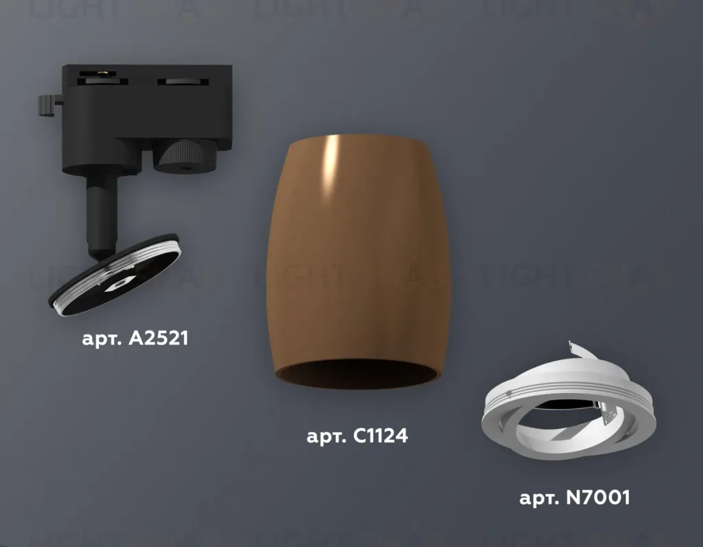 Трековый однофазный светильник Ambrella Light Track System XT1124001 (A2521, C1124, N7001) XT1124001