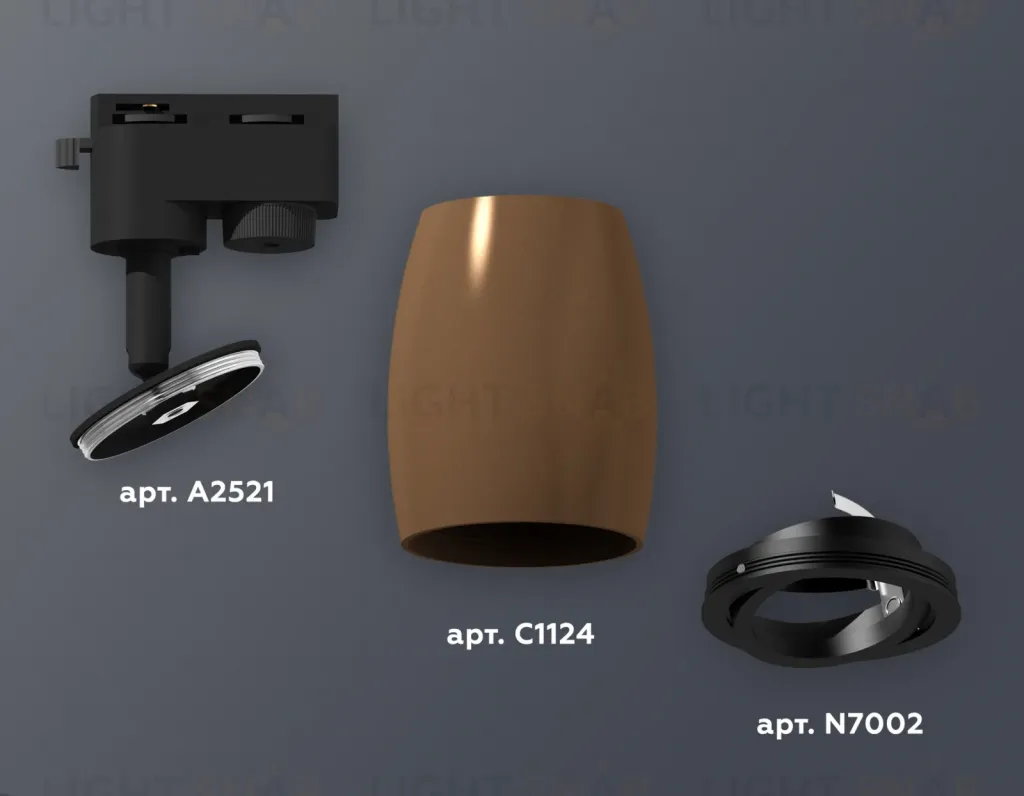 Трековый однофазный светильник Ambrella Light Track System XT1124002 (A2521, C1124, N7002) XT1124002