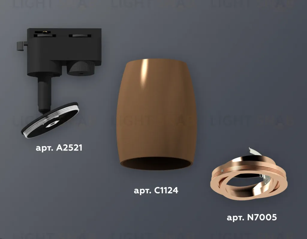 Трековый однофазный светильник Ambrella Light Track System XT1124005 (A2521, C1124, N7005) XT1124005