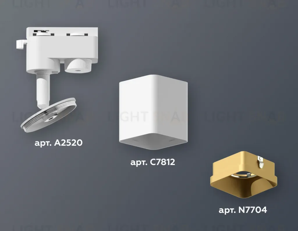 Трековый однофазный светильник Ambrella Light Track System XT7812003 (A2520, C7812, N7704) XT7812003