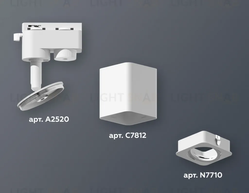 Трековый однофазный светильник Ambrella Light Track System XT7812010 (A2520, C7812, N7710) XT7812010