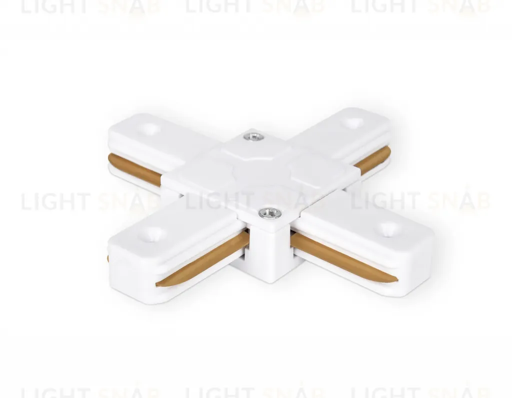 Коннектор Х-образный однофазный Ambrella Light Track System GL7082 GL7082