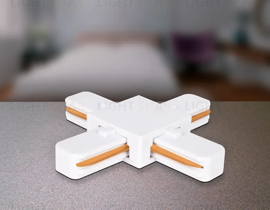 Коннектор Х-образный однофазный Ambrella Light Track System GL7082 GL7082