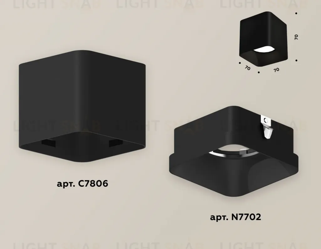 Накладной светильник Ambrella Light Techno XS7806002 (C7806, N7702) XS7806002