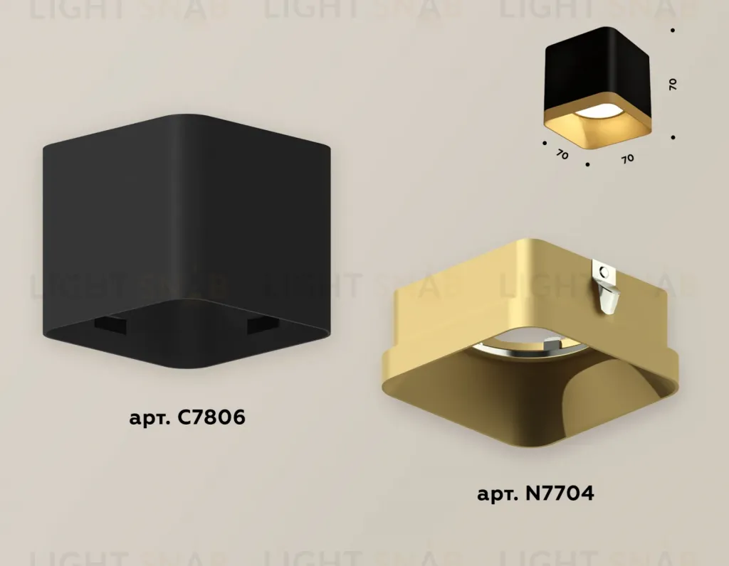 Накладной светильник Ambrella Light Techno XS7806004 (C7806, N7704) XS7806004