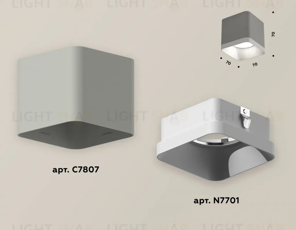 Накладной светильник Ambrella Light Techno XS7807001 (C7807, N7701) XS7807001