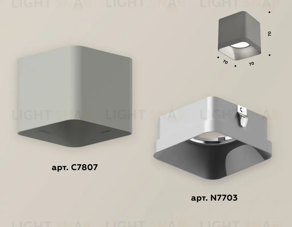 Накладной светильник Ambrella Light Techno XS7807003 (C7807, N7703) XS7807003