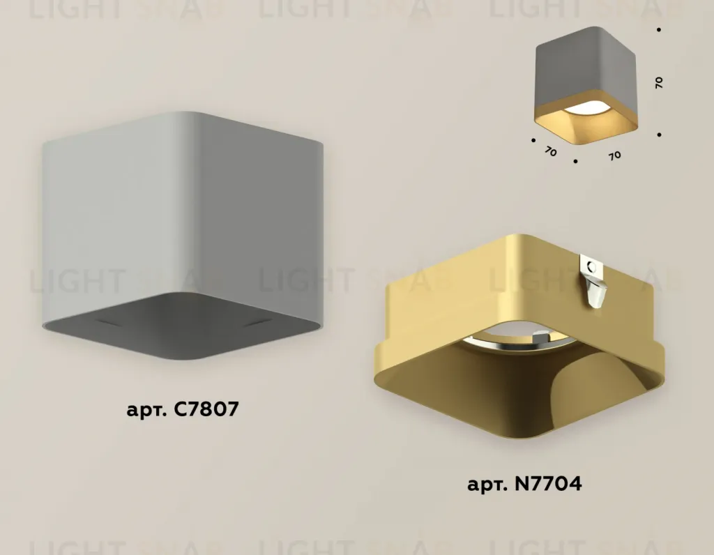 Накладной светильник Ambrella Light Techno XS7807004 (C7807, N7704) XS7807004