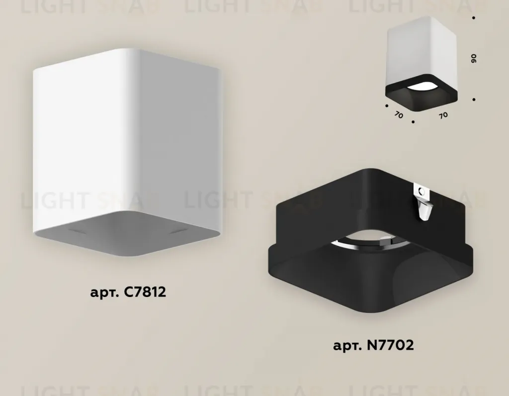 Накладной светильник Ambrella Light Techno XS7812002 (C7812, N7702) XS7812002