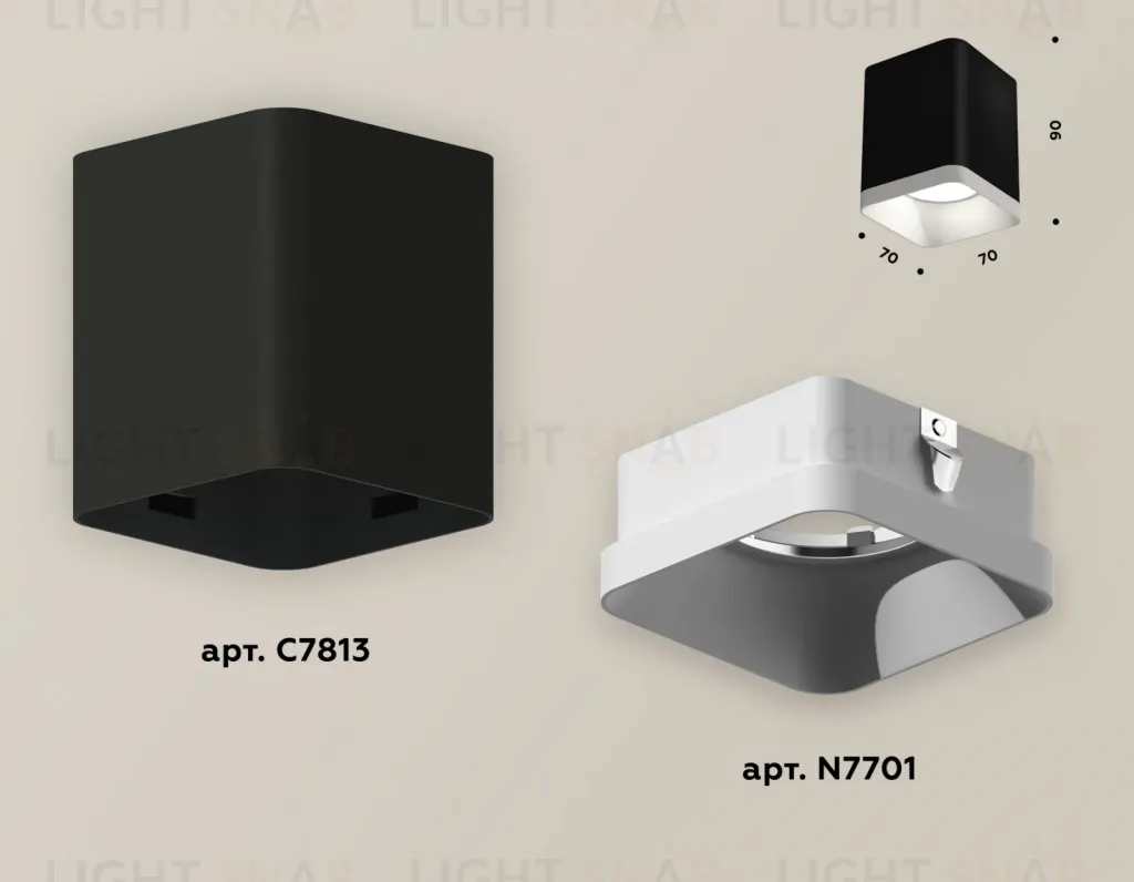 Накладной светильник Ambrella Light Techno XS7813001 (C7813, N7701) XS7813001