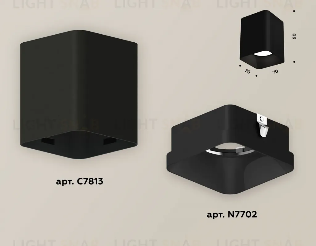 Накладной светильник Ambrella Light Techno XS7813002 (C7813, N7702) XS7813002