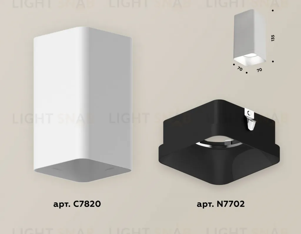 Накладной светильник Ambrella Light Techno XS7820002 (C7820, N7702) XS7820002