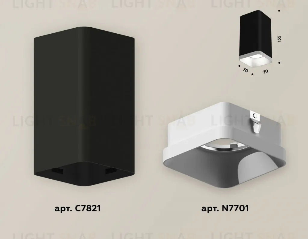 Накладной светильник Ambrella Light Techno XS7821001 (C7821, N7701) XS7821001