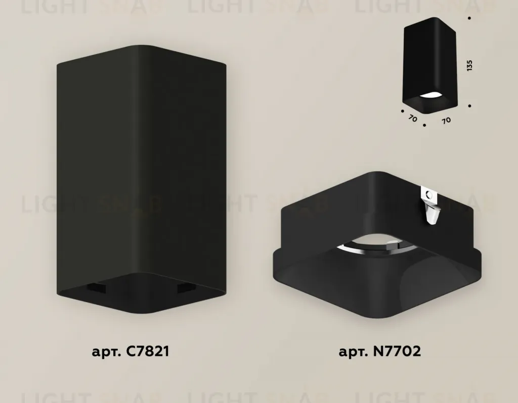 Накладной светильник Ambrella Light Techno XS7821002 (C7821, N7702) XS7821002