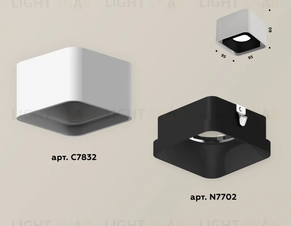 Накладной светильник Ambrella Light Techno XS7832002 (C7832, N7702) XS7832002