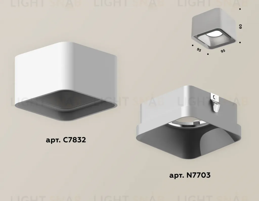 Накладной светильник Ambrella Light Techno XS7832003 (C7832, N7703) XS7832003