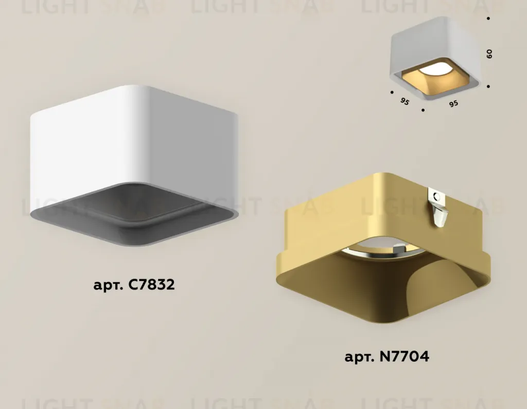Накладной светильник Ambrella Light Techno XS7832004 (C7832, N7704) XS7832004