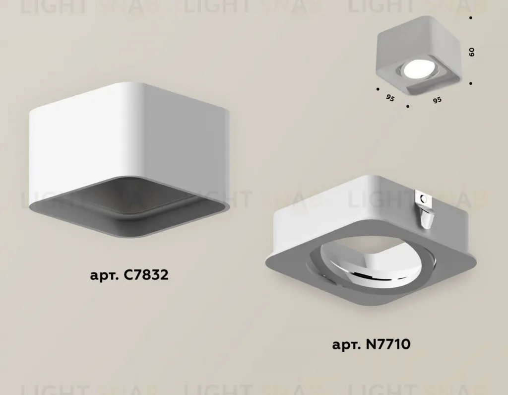 Накладной светильник Ambrella Light Techno XS7832010 (C7832, N7710) XS7832010