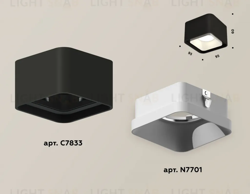 Накладной светильник Ambrella Light Techno XS7833001 XS7833001