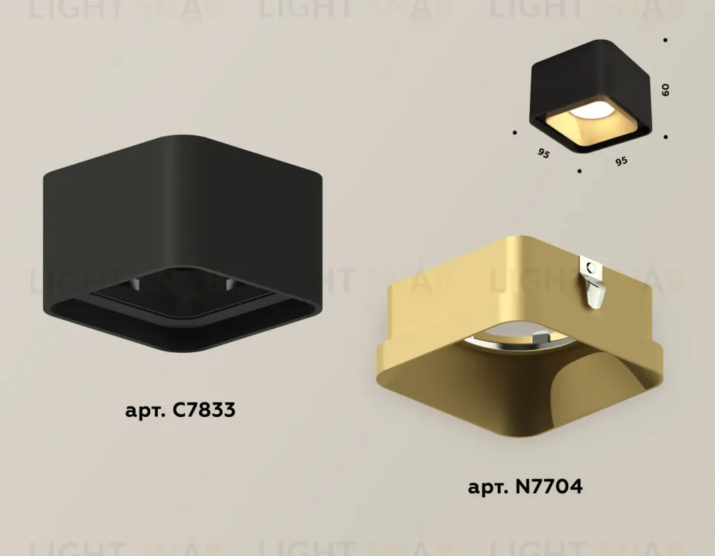 Накладной светильник Ambrella Light Techno XS7833004 (C7833, N7704) XS7833004