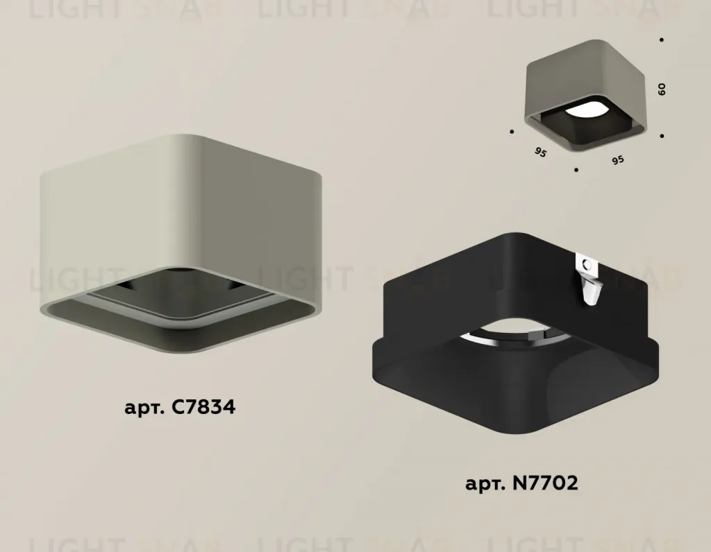 Накладной светильник Ambrella Light Techno XS7834002 XS7834002