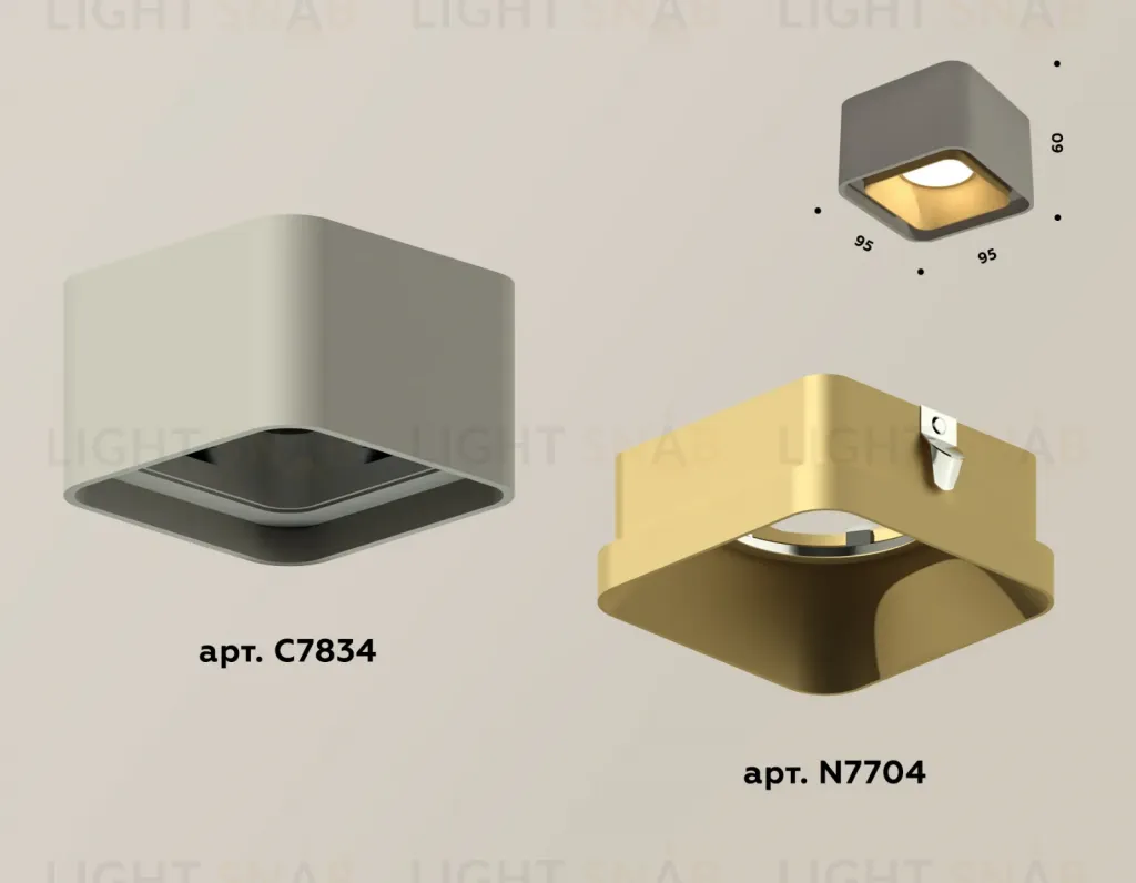 Накладной светильник Ambrella Light Techno XS7834004 XS7834004