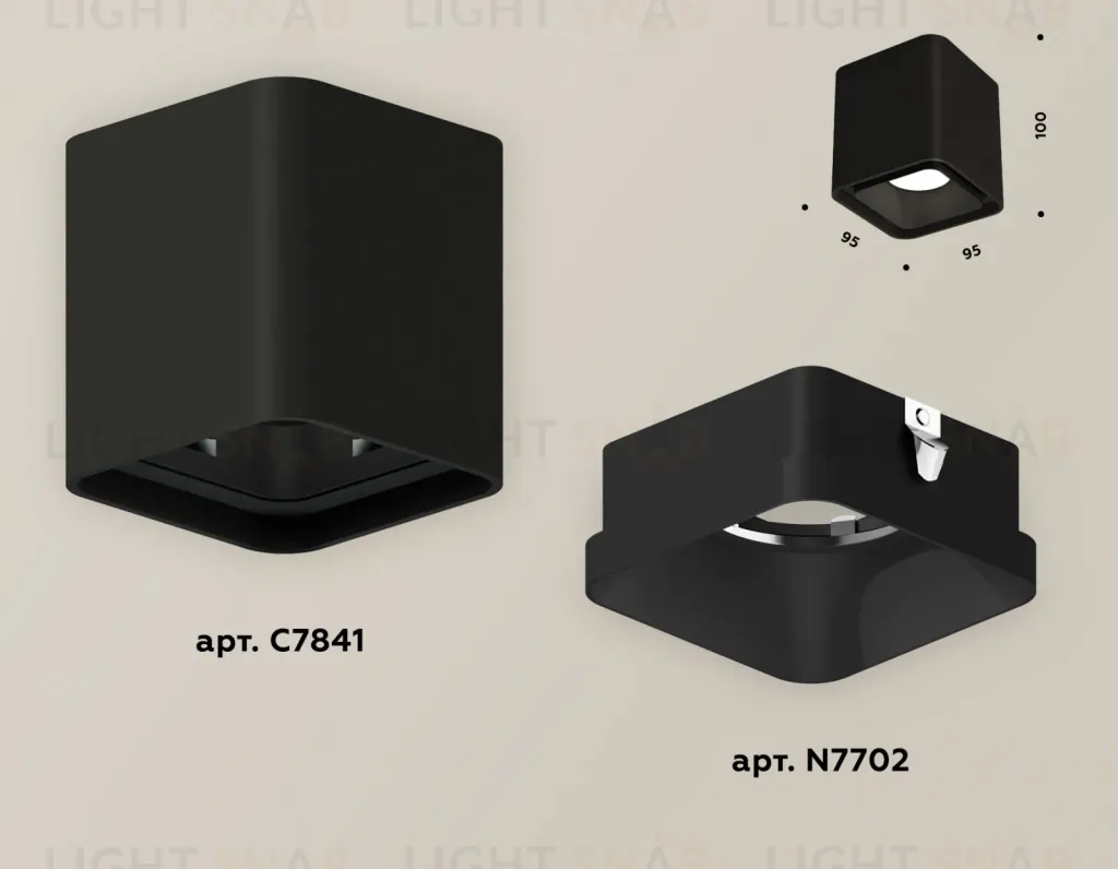 Накладной светильник Ambrella Light Techno XS7841002 (C7841, N7702) XS7841002