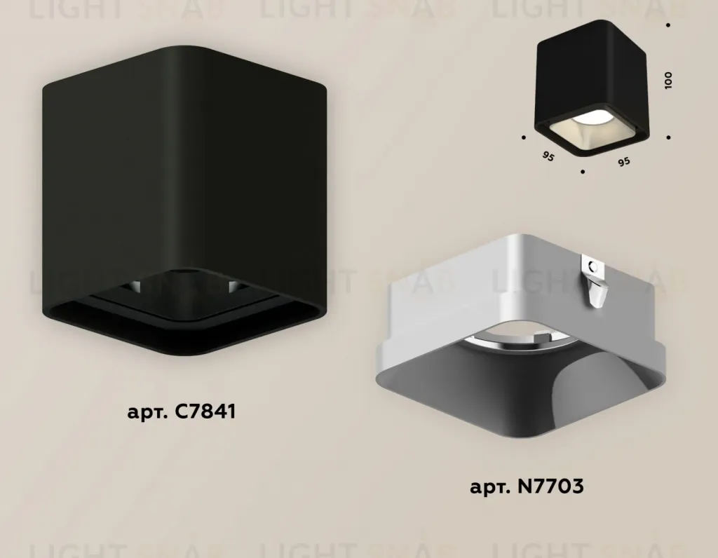 Накладной светильник Ambrella Light Techno XS7841003 (C7841, N7703) XS7841003